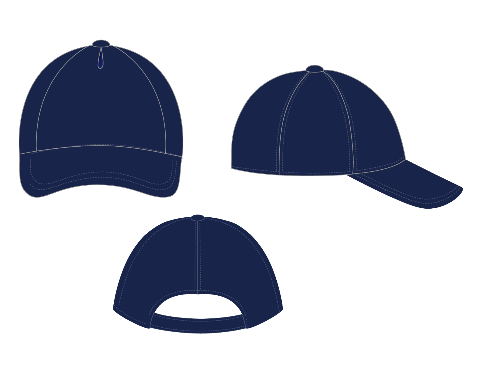 Pattern 02 — Five Panel Cap